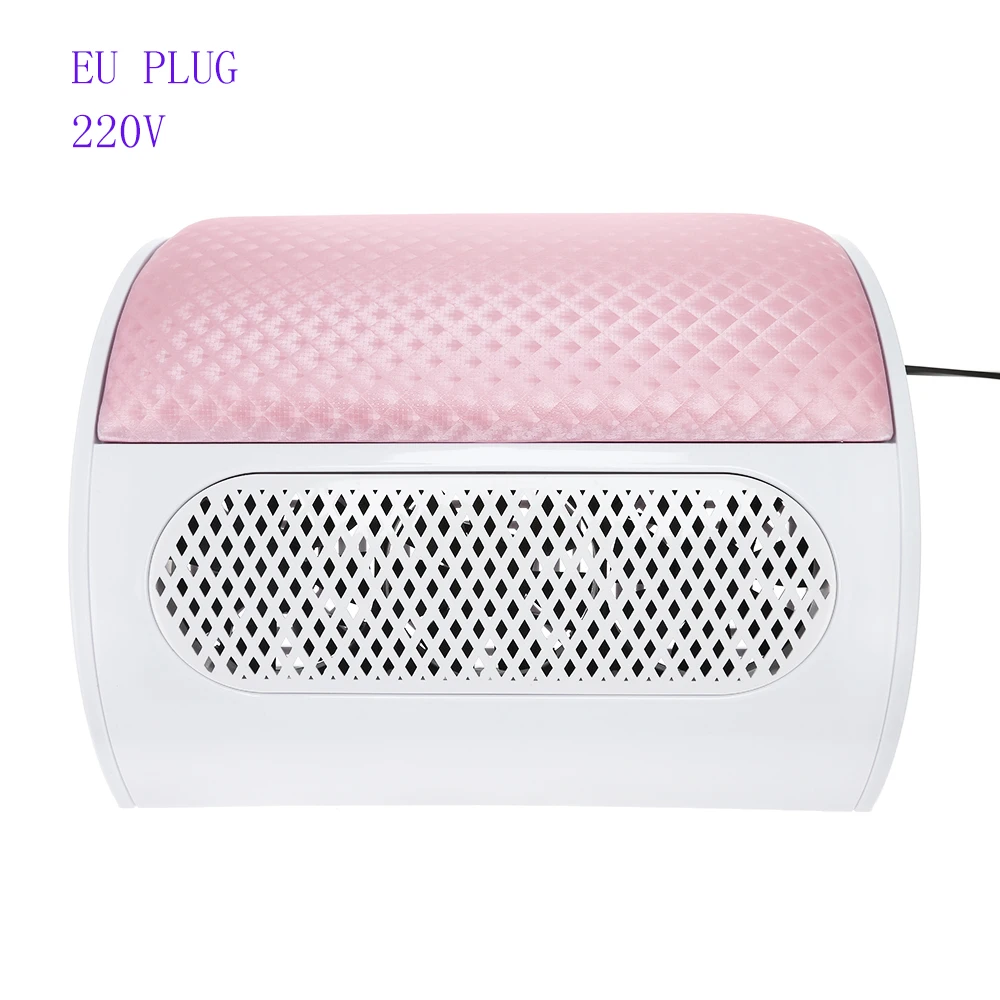 Pink EU PLUG Gustala 36 Вт Мощный салонный коллектор для всасывания пыли с ногтей с 3 вентиляторами пылесос маникюрные инструменты с 3 мешками для сбора пыли - Цвет: Pink EU PLUG