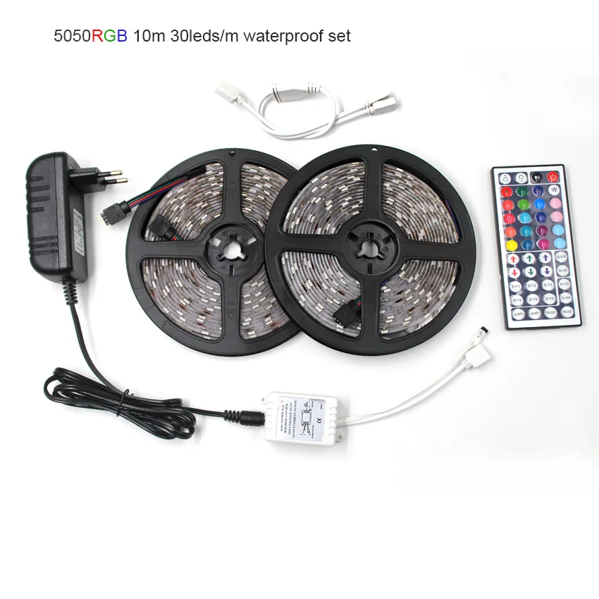 Комплект светодиодных лент IKVVT DC 12V SMD RGB 5050 3528 Светодиодная лента rgb неоновый