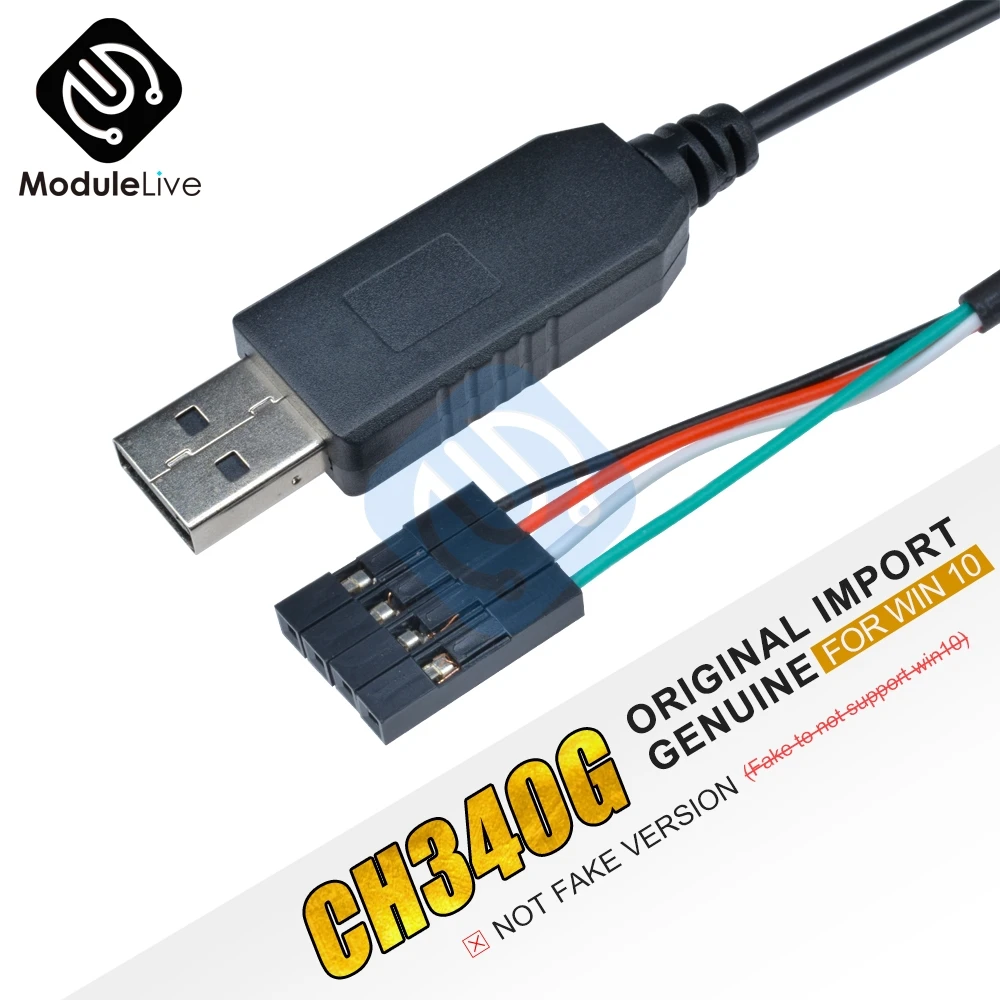 Для Arduino 51 Raspberry Pi новый оригинальный CH340 CH340G кабель для скачивания USB к TTL Серийный