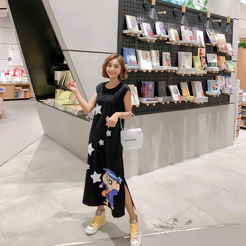2019 Summer sleeveless long dresses fashion women hollow out sequined patchwork | Женские платья