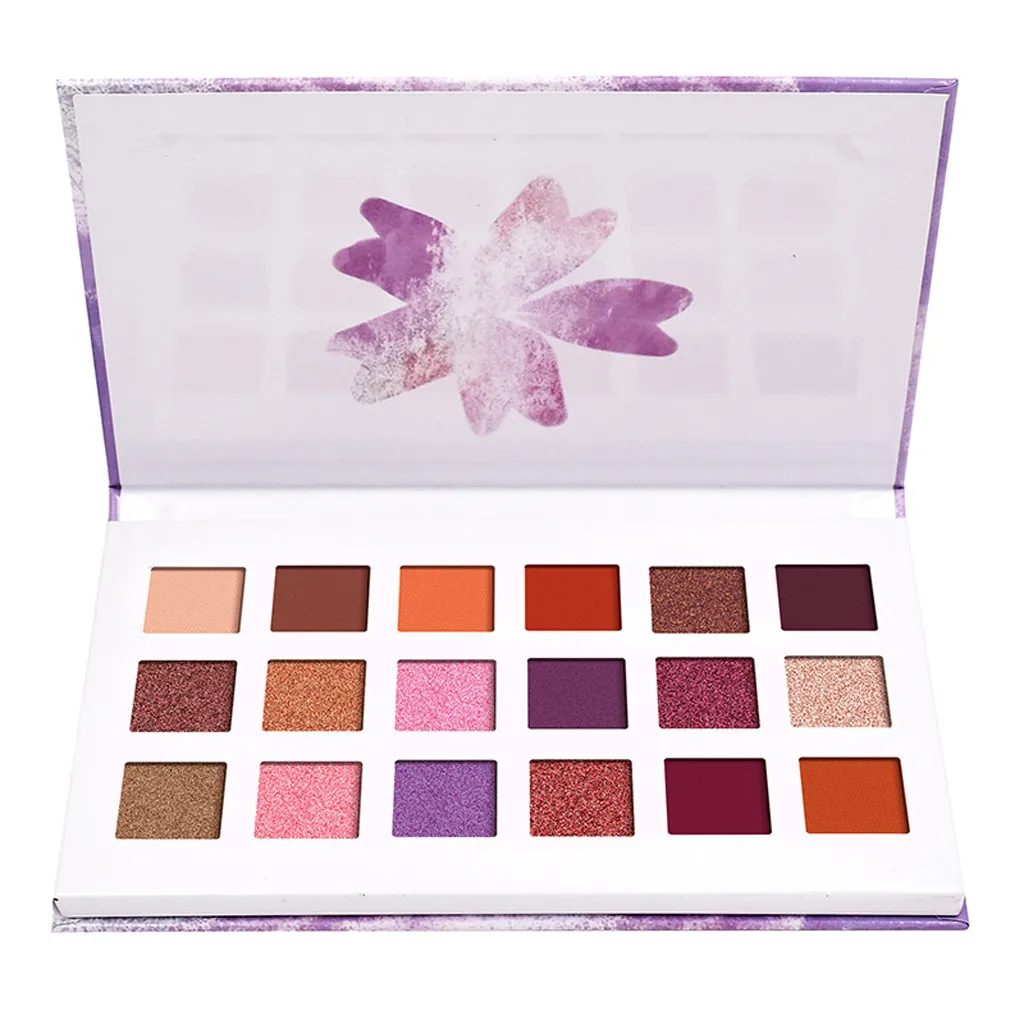 2019 новый стиль портативный 18 цветов Тени для век Хайлайтер лица Пудра хайлайтер