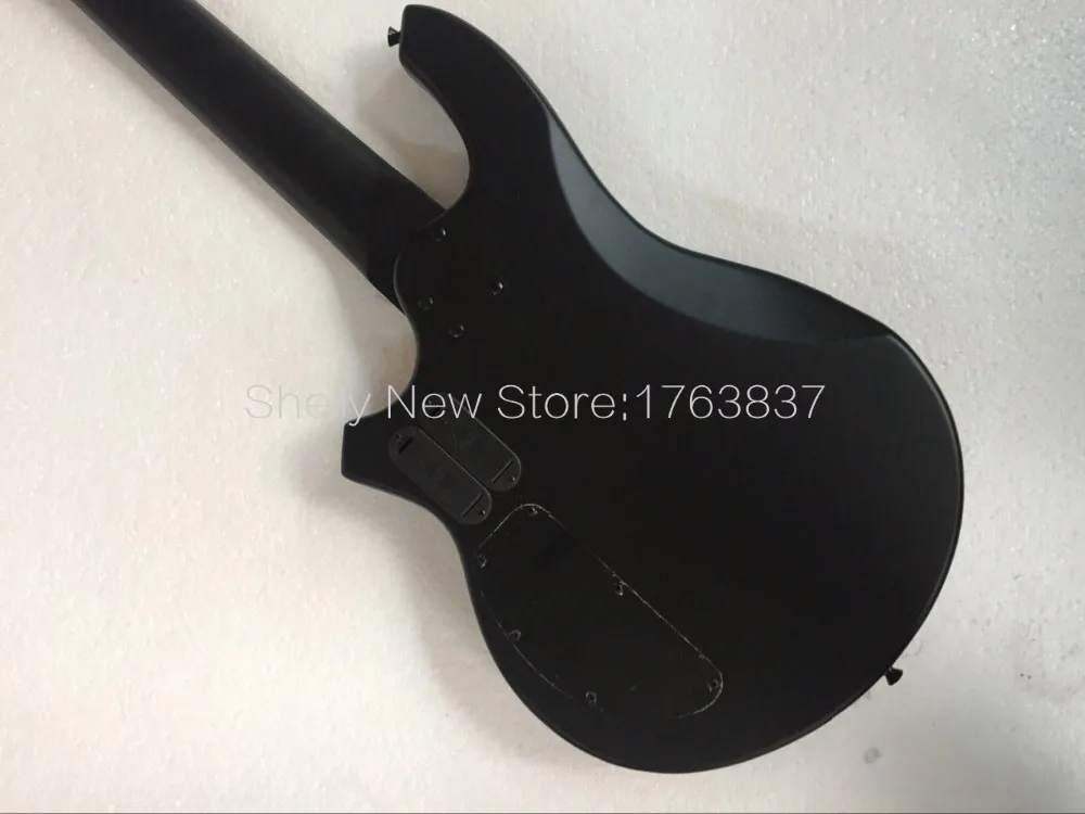 Шелли новый магазин настраиваемый матовый черный Musicman StingRay bass ebonboard 5 струн