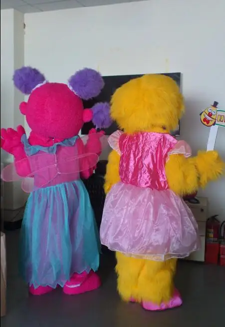 Sesame Street Zoe Abby Cadabby Mascot Costume Halloween Christmas Birthday Celebration Carnival Dress Full Body Props Outfit |