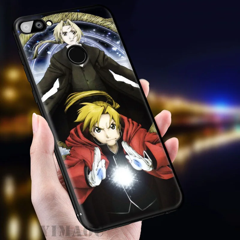 Металлическое алхимическое братство мягкий чехол для huawei Honor вид 20 10 8X8 8C 6A 7A 7X 7C Lite