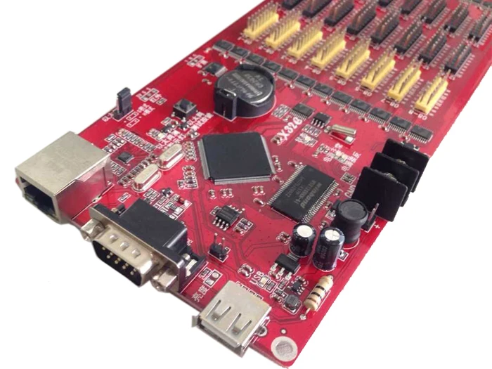 X32E 512*9999 Пиксельная вывеска двойной полноцветный прокручивающийся текст