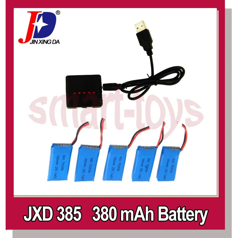 

JXD 385 1to5 Charger and 5pcs Battery for JXD JD-385 388 Hubsan X4 H107L H107C H107D V966 V977 U816A Quadcopter Parts