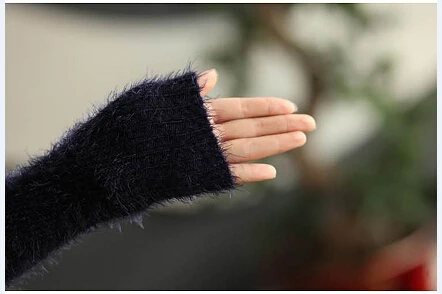 Christmas gift sweater women 2015 winter mohair pullover deer snowflakes M4 | Женская одежда