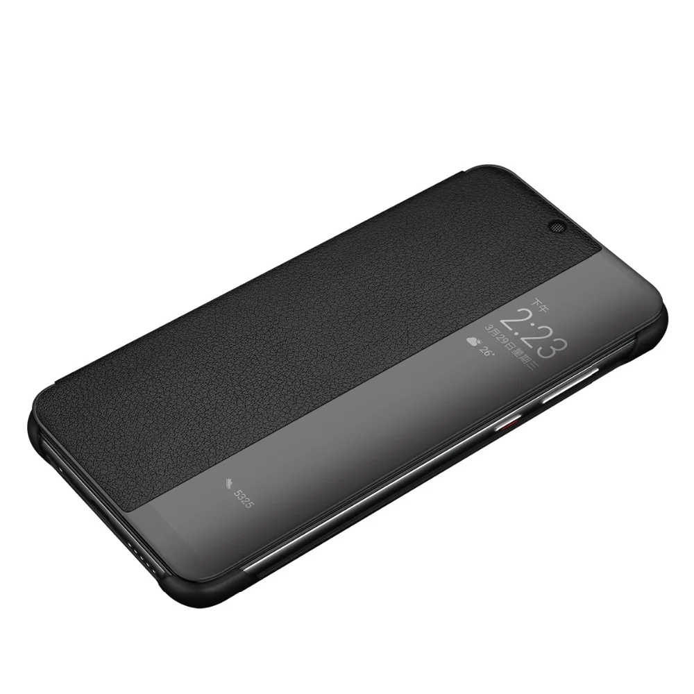 Роскошный Смарт вид Флип кожаный чехол для Huawei Mate 20 Pro/mate 20/mate lite/p10/p10 plus/p20/p20 9/mate 9