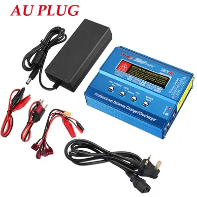 AU 60W 6A Горячие продажи SkyRC IMAX B6 50 Вт/80 Вт 5A 60 Вт/6A DC Lipo литий-полимерный аккумулятор баланс зарядное устройство Dis зарядное устройство и источник питания - Цвет: AU 60W 6A