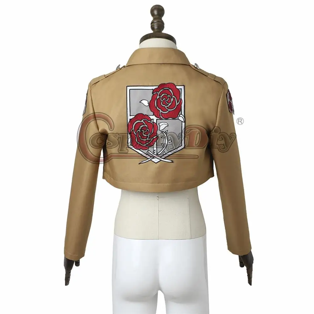 Косплей diy Attack on Titan Косплей Shingeki no Kyojin куртка Rival Ackerman Косплей куртка Атака Титанов костюм на Хэллоуин 10 - Цвет: Stationed Corps