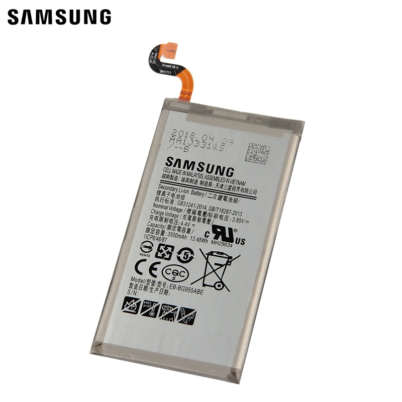 Samsung оригинальная замена Батарея EB-BG955ABA для GALAXY S8+ G9550 G955 SM-G9 SM-G955 GALAXY S8 плюс S8Plus EB-BG955ABE