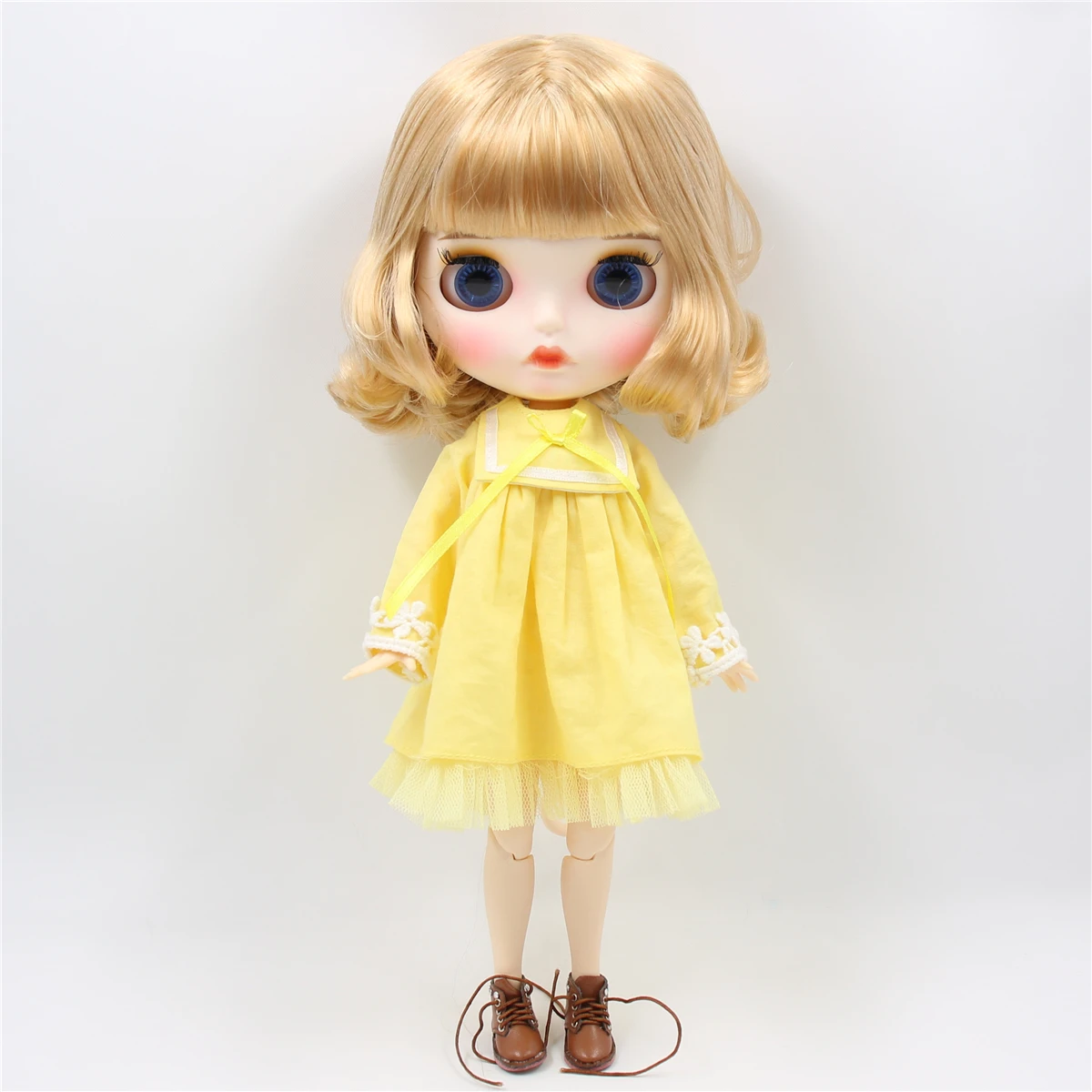 Ледяная фабрика blyth кукла 1/6 bjd шарнир тела индивидуальные лицо куклы золотые волосы BL2240/3157 30 см 1/6, подарок для девочки
