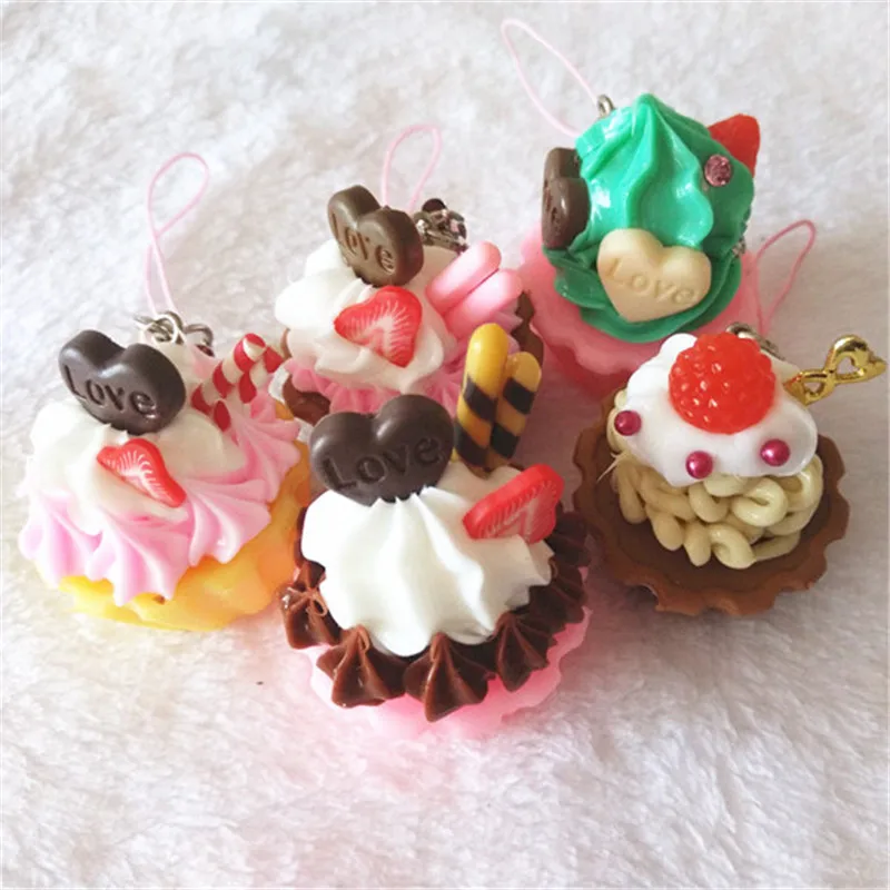 Бесплатная доставка 5 шт./лот игрушка для капкейков с искусственной едой