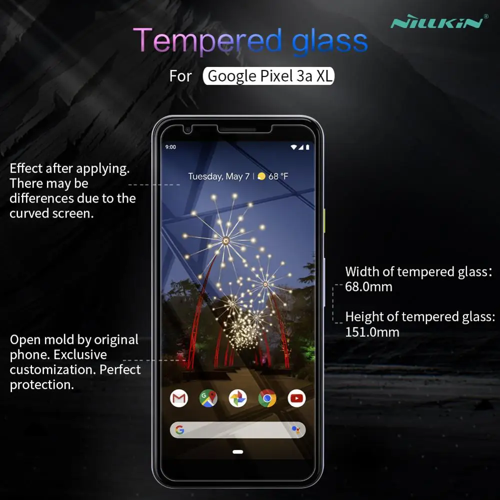 Для Google pixel 3a NILLKIN Amazing H + PRO Противоударная Защитная пленка для экрана из