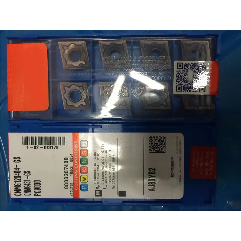 

10pieces CNMG120404-GS PC9030 / CNMG431-GS PC9030 INSERT Steel, stainless steel, high quality