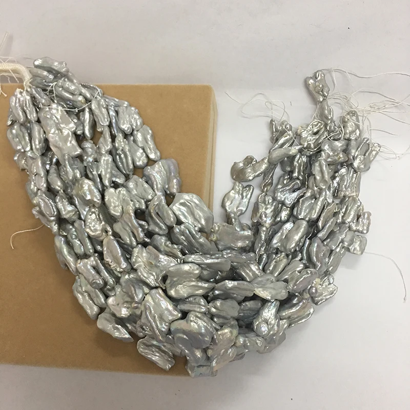 Бусины барочного жемчуга жемчуг Кеши 100% натуральный пресноводный со специальной