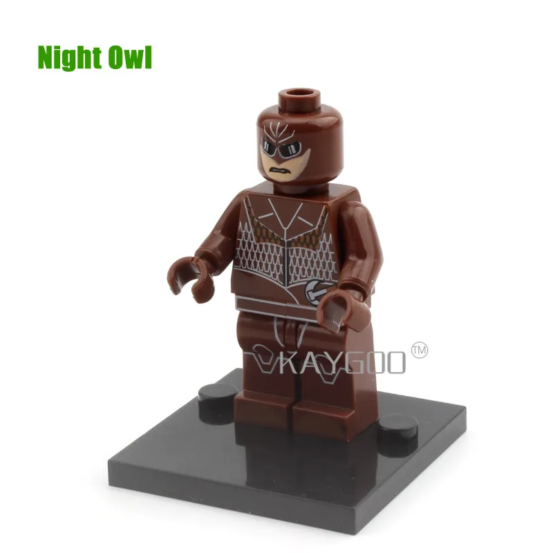 Охранники DC Rorschach Nite Owl Фараон шелковая фигурка комик конструктор Манхэттена