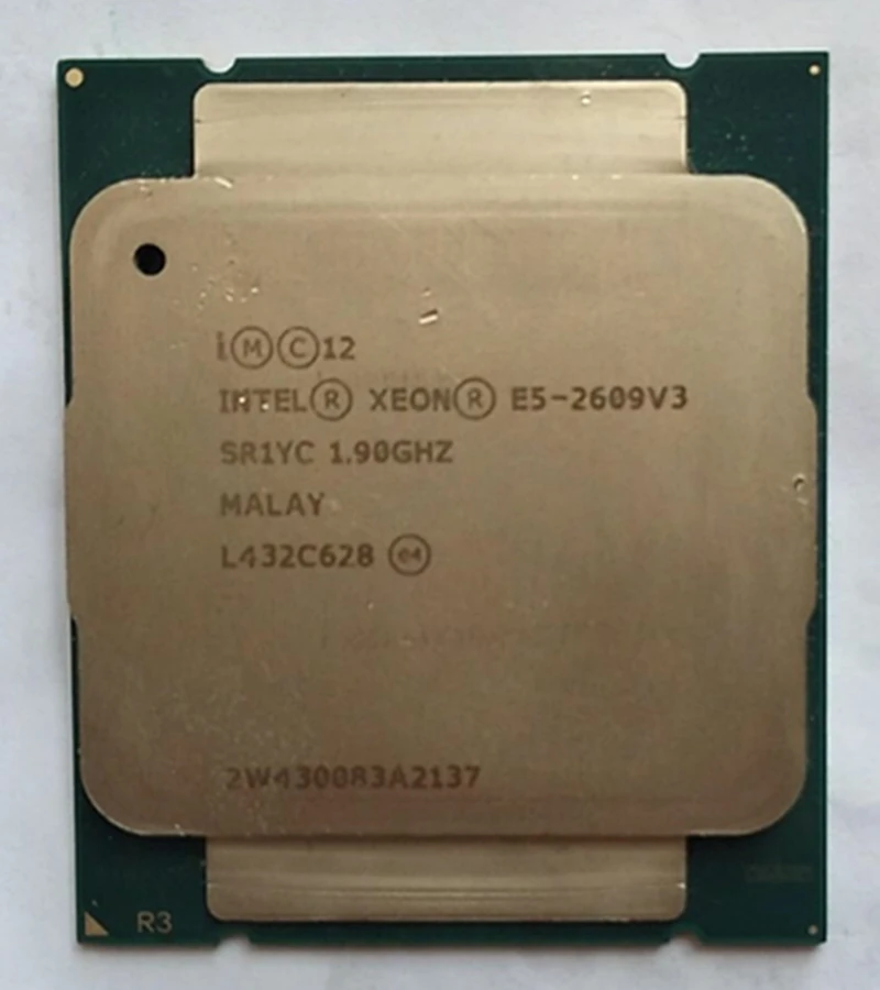 Оригинальный процессор Intel Xeon E5 2609 V3 (1 9 ГГц/15 МБ/85 Вт/) LGA2011 настольный для
