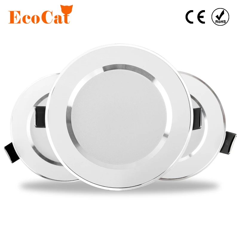 Светодиодный потолочный светильник 15 W 220 V 240 V светодиодный потайной шкаф настенное точечное освещение лампы вниз Холодный белый Теплый белый
