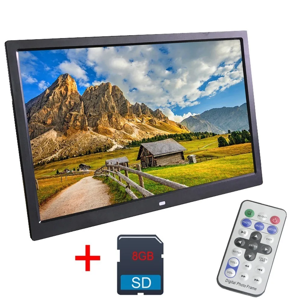 Liedao 15 6-дюймовая цифровая фоторамка 8 Гб со светодиодной подсветкой HD 1280*800