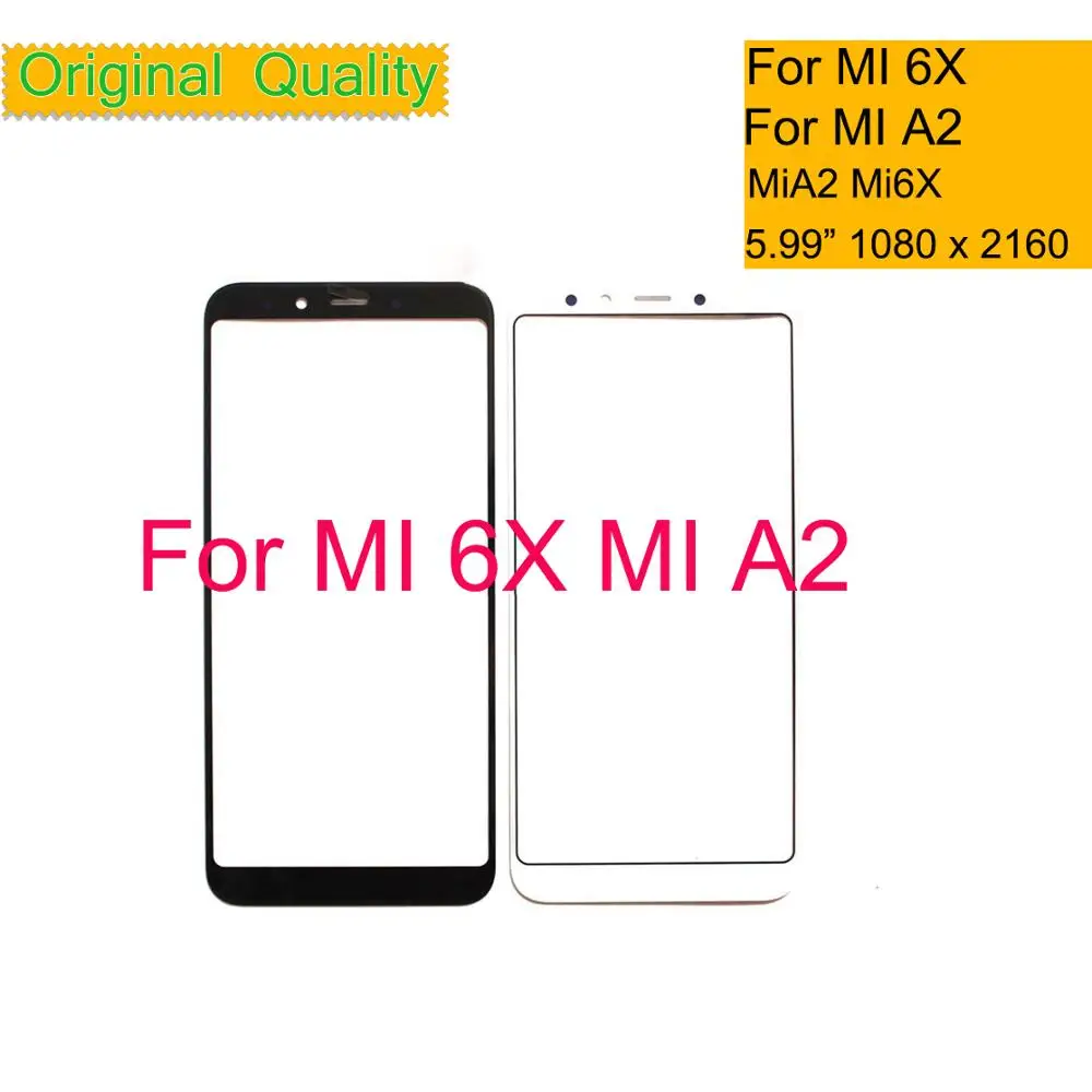 Felfial 5 99 &quotоригинал для Xiaomi Mi A2 6X MiA2 Mi6X Сенсорная Панель переднее внешнее стекло