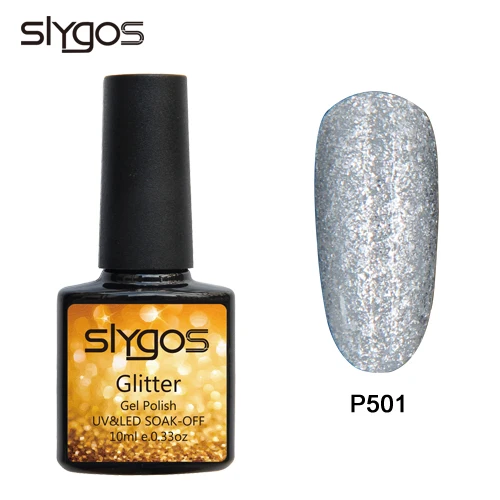 SLYGOS 10 мл замачиваемый УФ/светодиодный Платиновый Гель-лак для ногтей супер блестящий Блестящий лак для ногтей DIY СВЕТОДИОДНЫЙ УФ-лак для ногтей - Цвет: P501