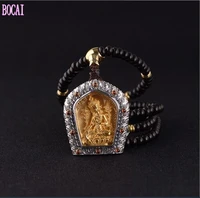 2019 fashion jewelry s925 silver vintage womens green tara pendant male ten phases in sandalwood accessories