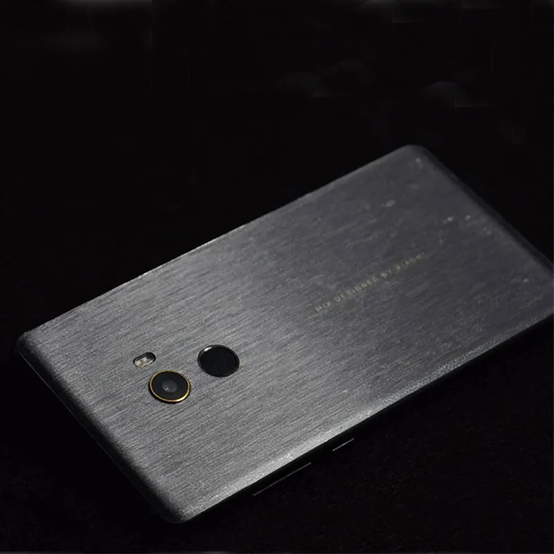 2018 Transparent Frosted Back Phone Sticker for Xiaomi MIX/MIX2/MIX2S Wrap Skins Fiber/Grid Film Leather Grain optional |