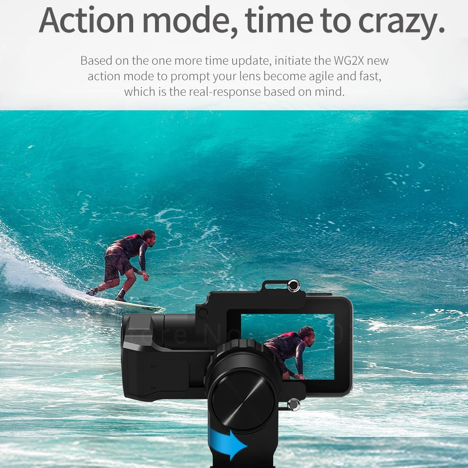 Feiyu FY WG2X 3-осевой переносной Водонепроницаемый Gimbal для GoPro Hero 5 4 Session PK FY WG/WG Мини Стабилизатор новое поступление