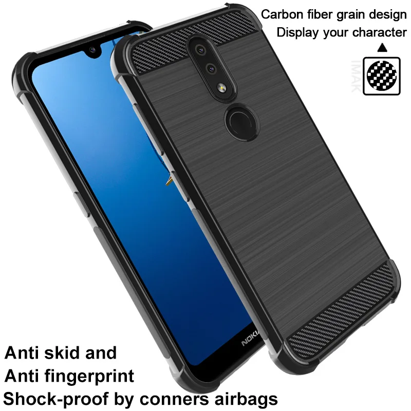 Чехол для Nokia X71 iMAK Vega чехол телефона из волокна 4 2 чехол-бампер |