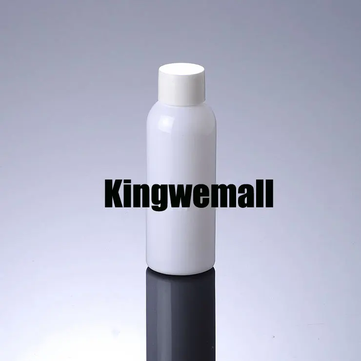 

300pcs/lot 100ml Plastic Lotion Water Oil Container Bottle with White Lids and Nesse For Cosmetic Packaging PWG41
