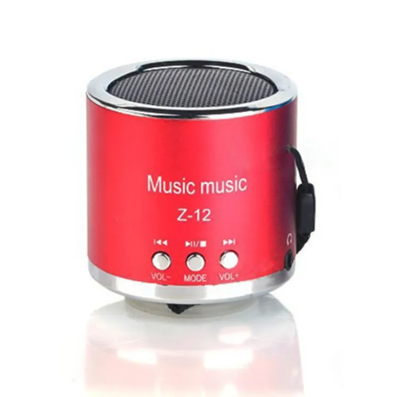 Z12 мини цилиндр Портативный Динамик Усилители домашние FM звук музыки Радио HiFi