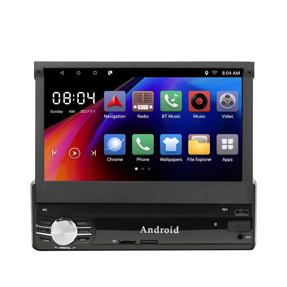 Новая удобная и недорогая продукция! Смотрите сюда! 1 Din Android стерео " HD Сенсорный экран Android 6,0 gps навигации Автомобильный мультимедийный плеер 1 г+ 16 г/2 г+ 16 г с Bluetooth