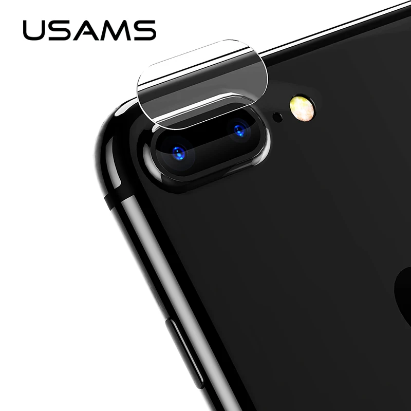 USAMS защита для объектива iPhone 7 7plus 2 шт./партия камеры закаленное стекло 9 H Corning Gorilla