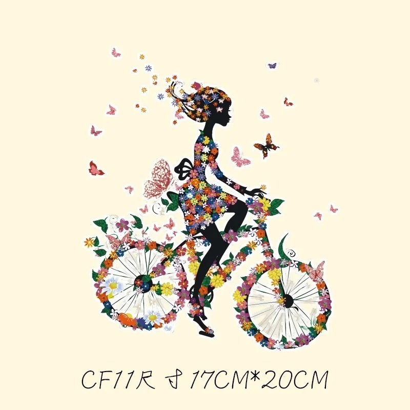 Романтичная девушка Пластыри DIY украшения аксессуар гладить Наклейки для