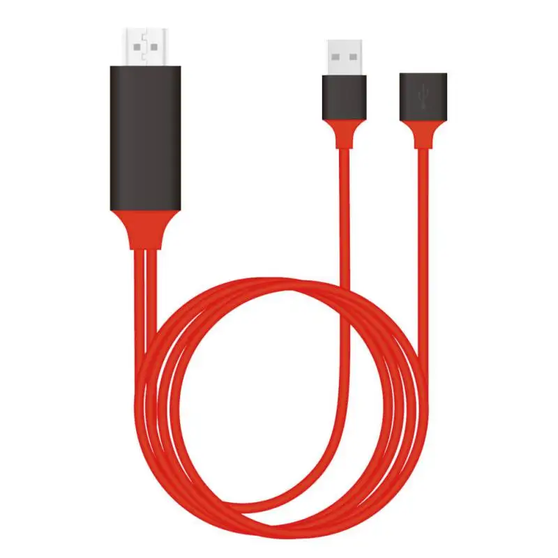 Ugreen HDMI кабель адаптер Full HD 1080P USB конвертер для iPhone 8X7 6s Plus iPad tv Android телефонов| |
