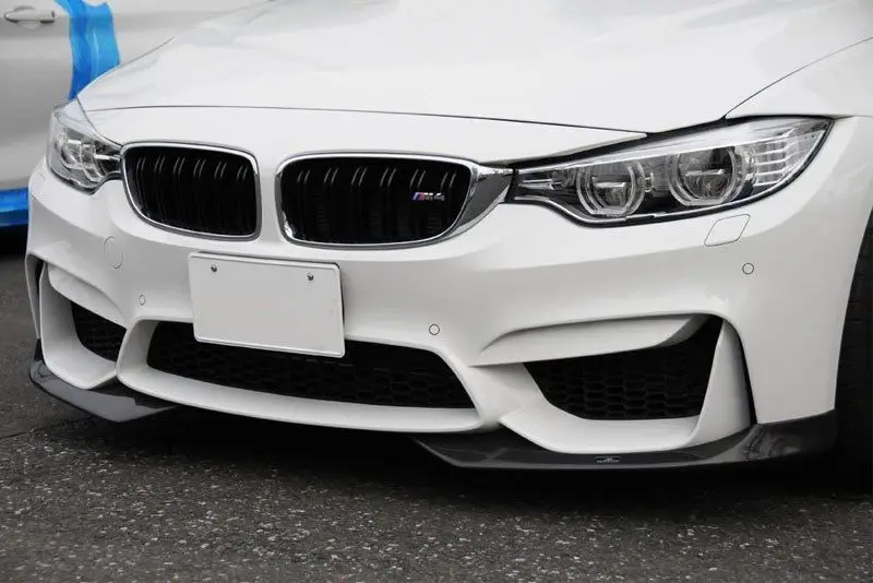 Сплиттер для губ из углеродного волокна BMW 3 4 Серии F80 F82 F83 M3 M4 2014 2018 AC Style|Обвесы| |