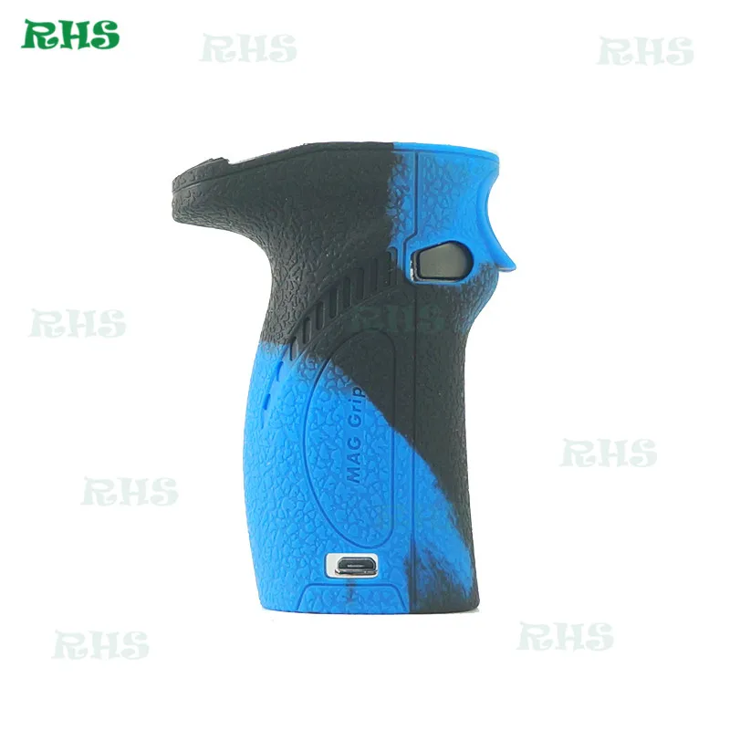 black blue RHS поступление силиконовый защитный чехол для SMOK Mag Grip 100W 13 красочный выбор комплект - Цвет: black blue