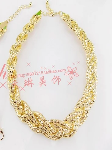 2014 Новый Горячий Волшебный выбор Застежка золото цвет коренастый Ожерелье для