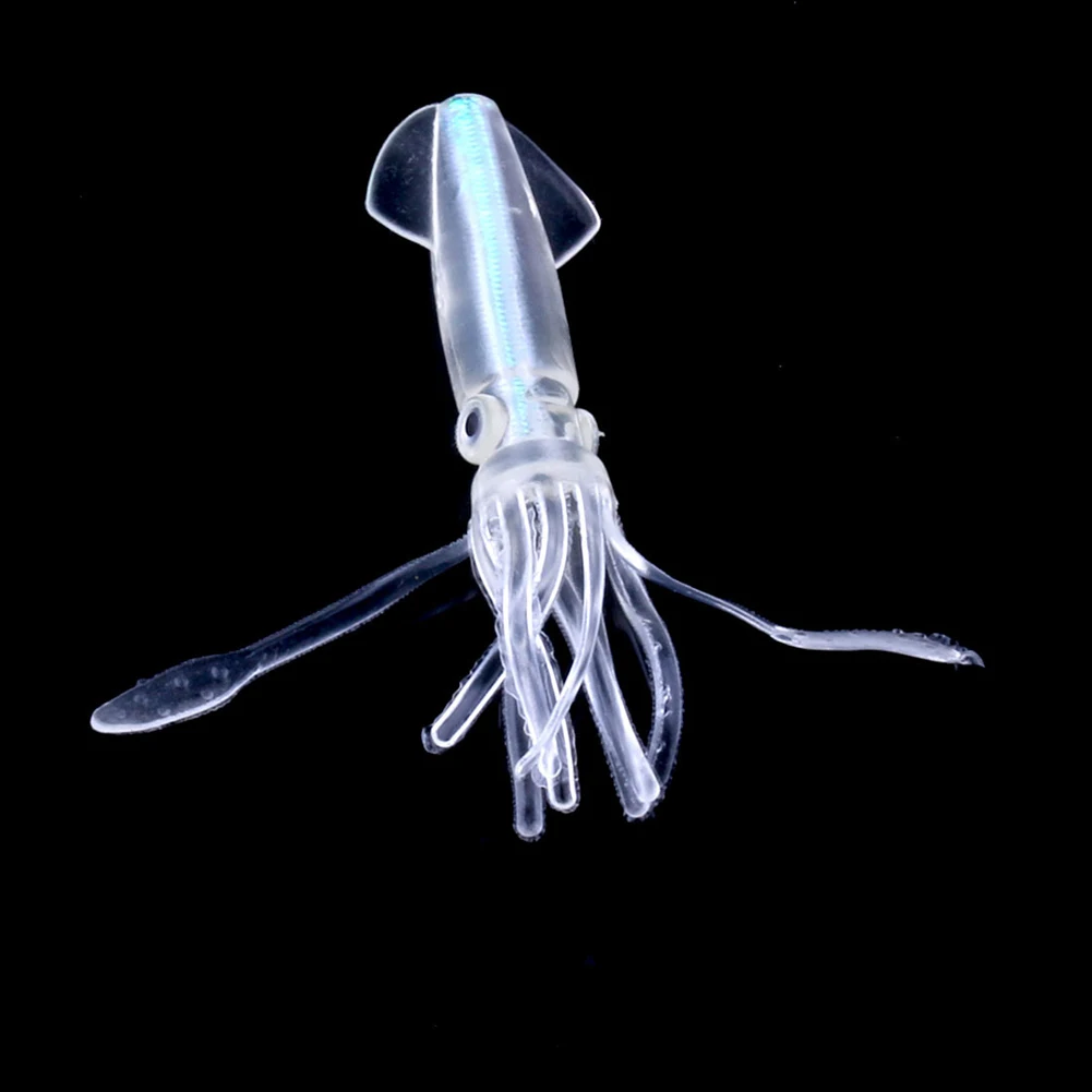 

5Pcs Glow in The Dark Luminous Artificial Soft Bait Squid Style Fishing Lures