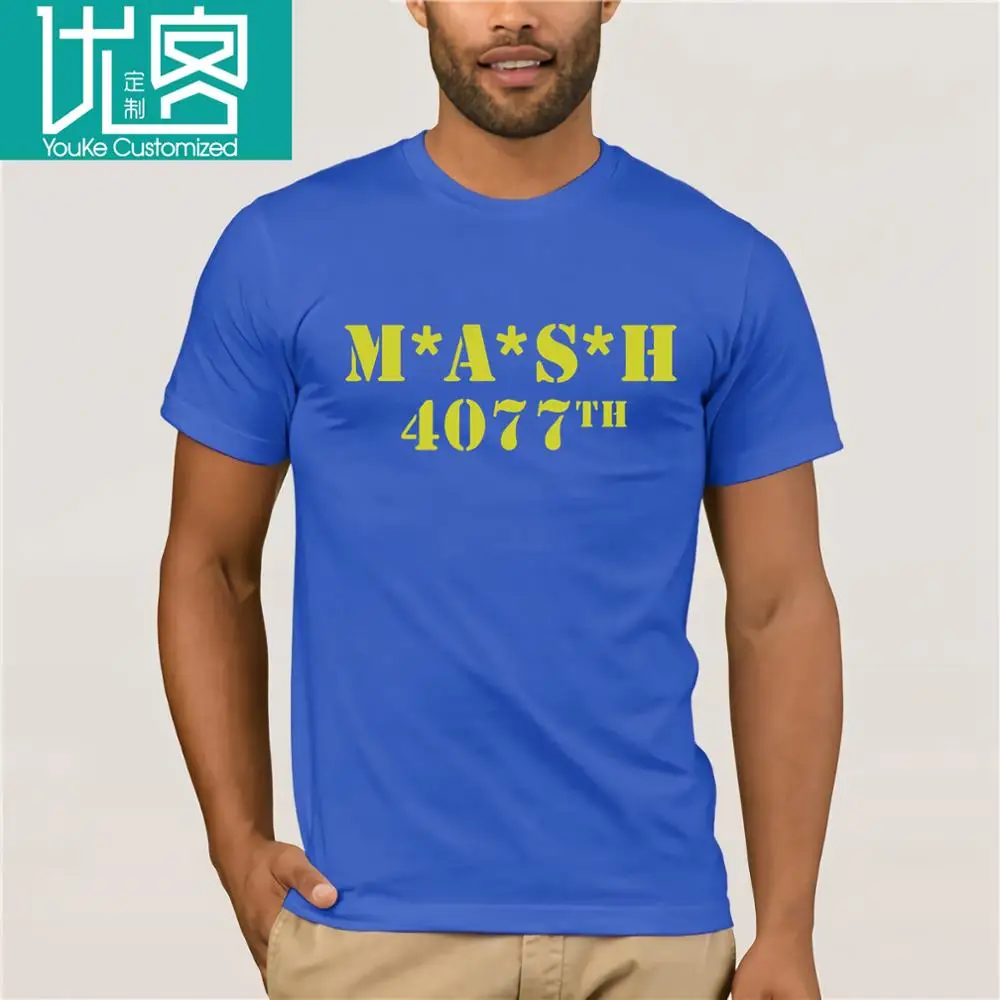 Mash 4077Th дань футболка Военная армейская зеленая 2019 брендовая одежда мужская