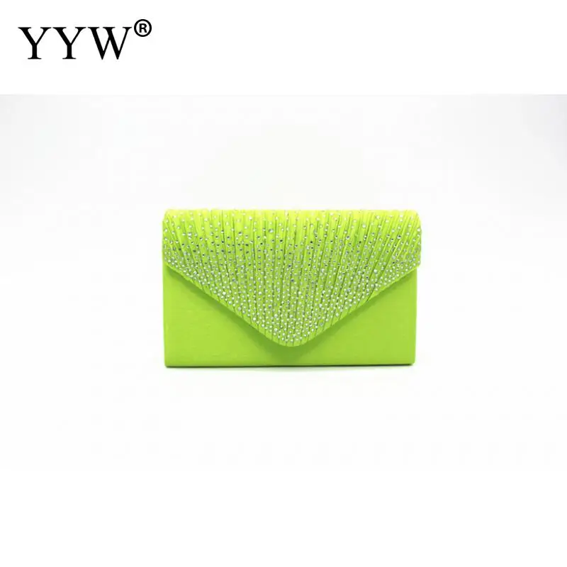 apple green Фиолетовый женский свадебный клатч роскошные сумки женские сумки Дизайнерские клатчи женские желтые летние клатчи Женская вечерняя сумка на выпускной бал - Цвет: apple green