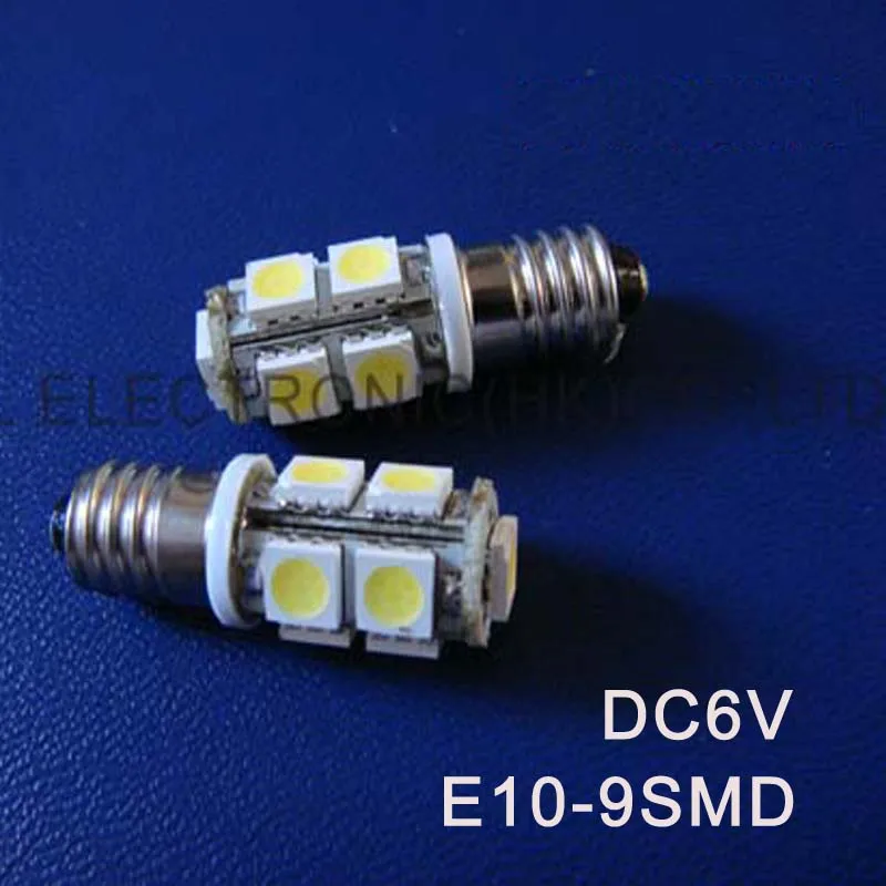 Высокое качество DC6.3V 6 V E10 светодиодные лампочки индикаторная лампа сигнальный фонарь Предупреждение огни Предупреждение сигнала 20 шт./лот