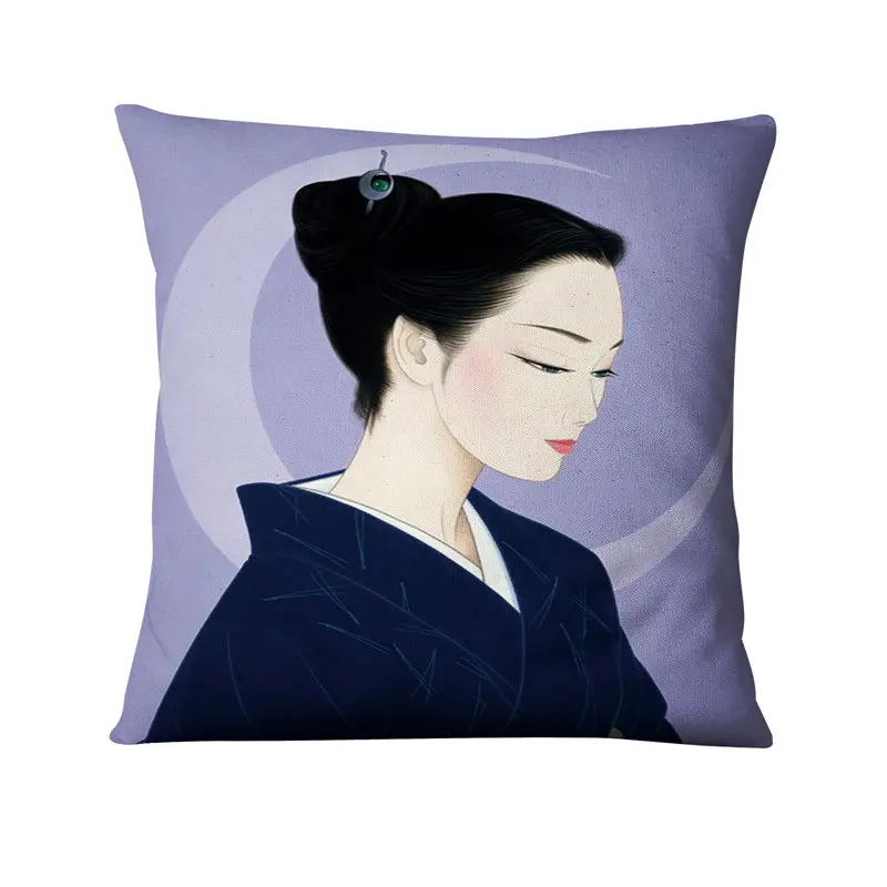 Супер мягкая Бархатная подушка Современная Дамская наволочка с принтом домашний