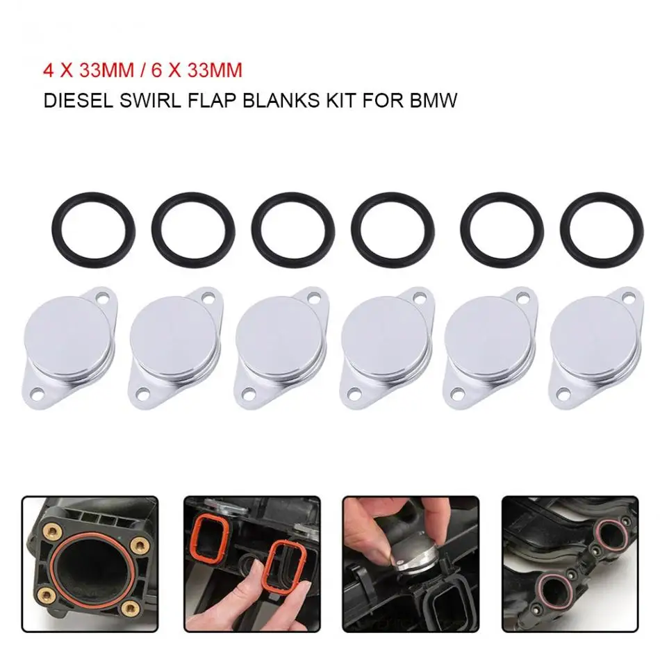 4/6 шт 33 мм дизельные закручивающиеся заслонки запасные прокладки с