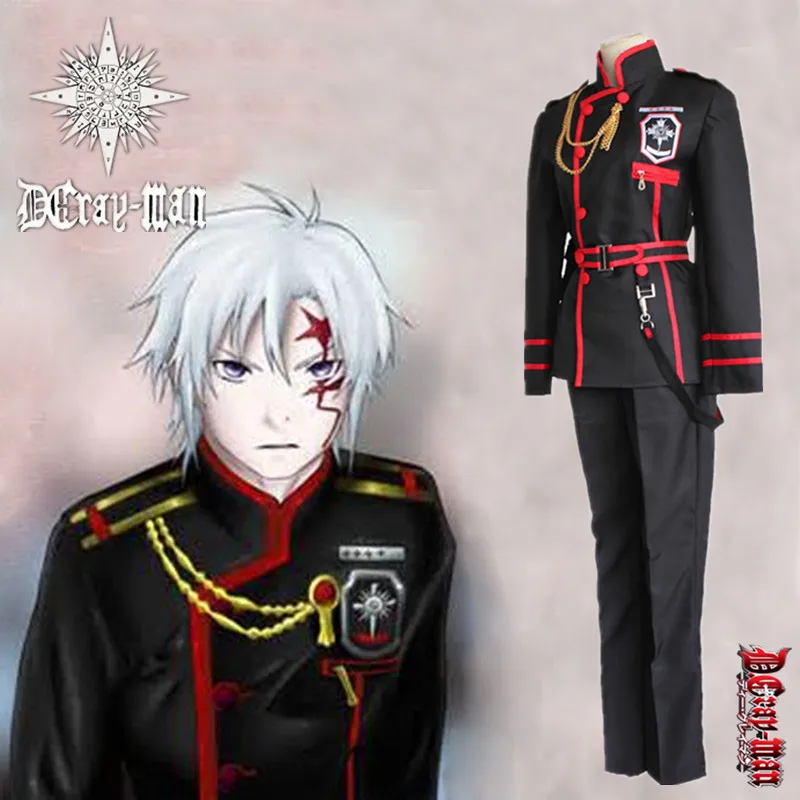 Японское аниме D.Gray man Allen Walker ролевой косплей костюмы одежда полный комплект