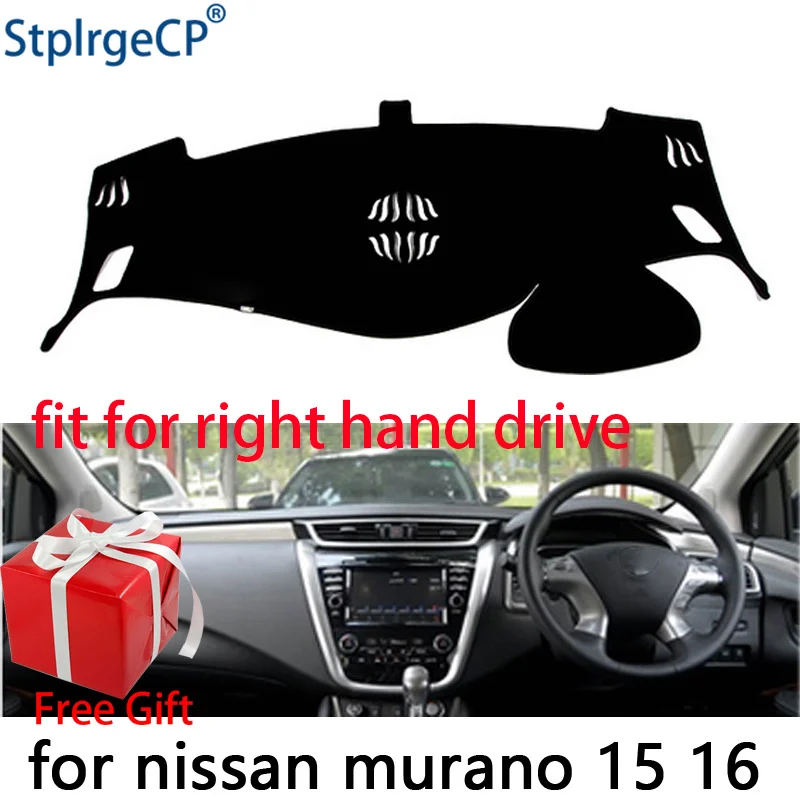

Car Dashboard Cover Mat for Nissan Murano 2015 2016 Right Hand Drive Dashmat Pad Dash Mat Covers Dashboard Accessories