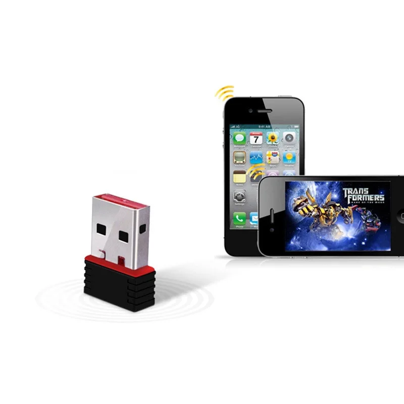 Мини USB беспроводной адаптер карта 150 Мбит/с Антенна для компьютера Windows XP/Vista/7/8/Linux