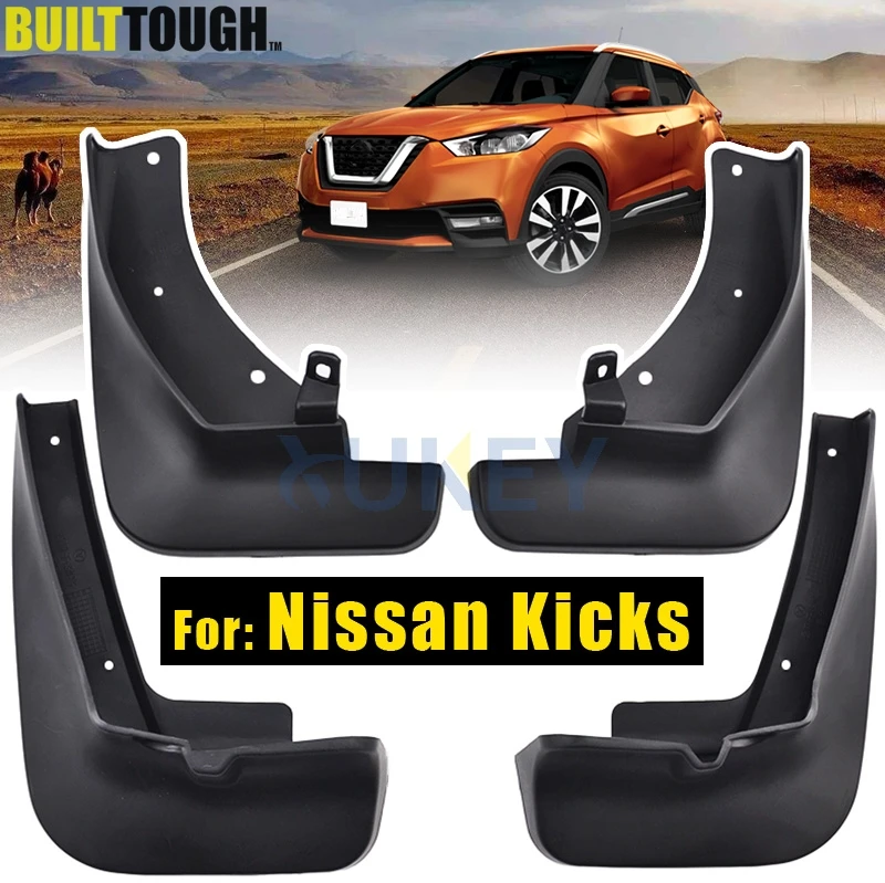 

4 шт., передние и задние брызговики для Nissan KICKS P15 2016 2017 2018 2019 2020