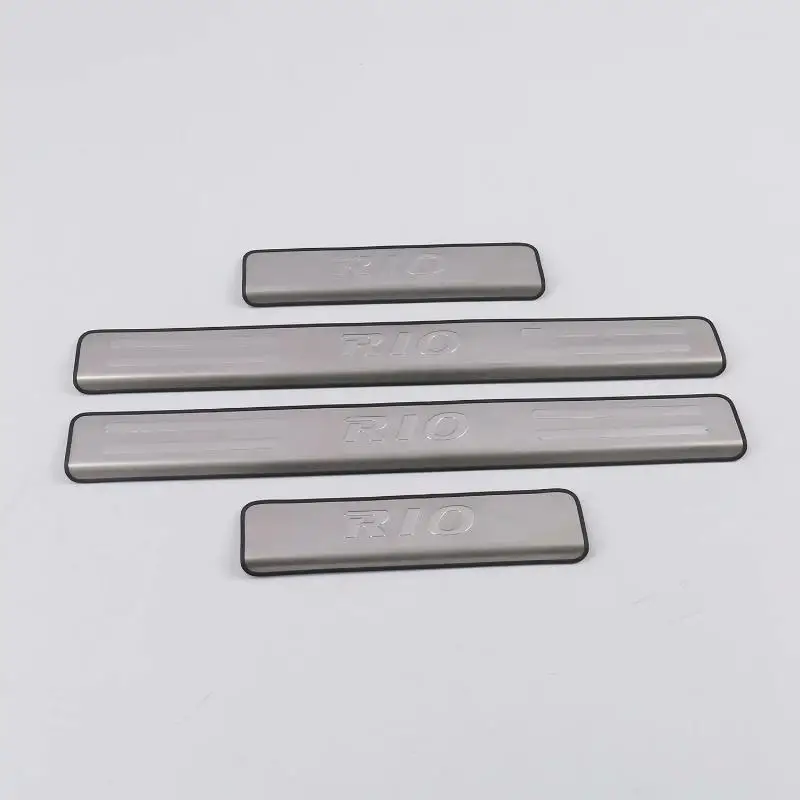 Автомобильные аксессуары для Kia Rio Накладка на порог из нержавеющей стали